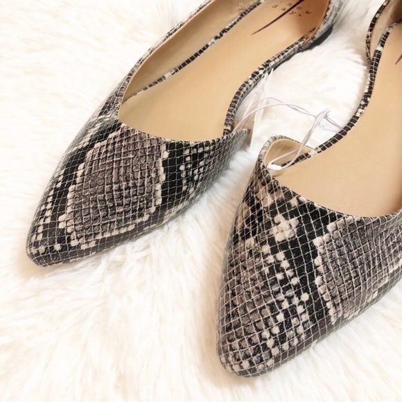 NWT A New Day Snakeskin Flats - Picture 2 of 4